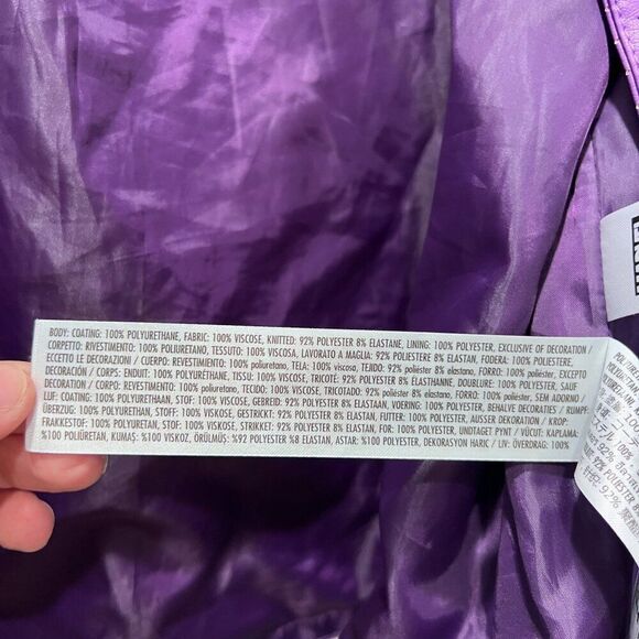 Disney Store Marvel Hawkeye Kate Bishop Ladies' Jacket Cosplay Purple Size 1X - Picture 8 of 10